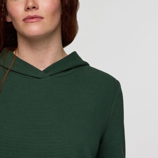 Atajo Long-Sleeve Waffle Hoodie - Women's