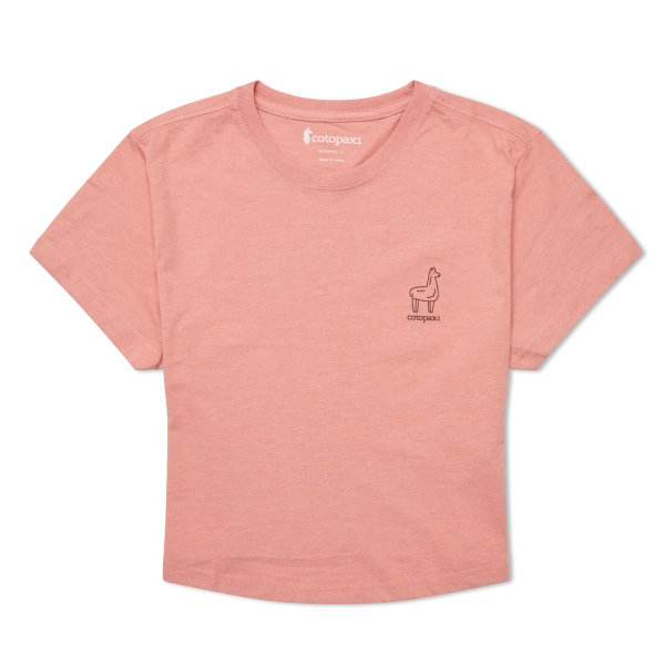 Tiny Llama Crop T-Shirt - Women's